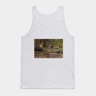 Raccoons on the Louisiana Bayou Tank Top